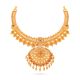 Peacock Design Gold Necklace