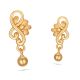 Elegant Gold Flower Earring