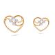 Heart Diamond Earring