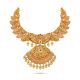 Enchanting Peacock Gold Necklace