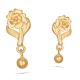Mesmerising Floral Gold Earring