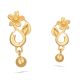 Elegant Floral Gold Earring