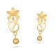 Elegant Floral Gold Earring