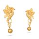 Enchanting Floral Gold Earring