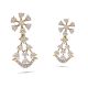 Gorgeous Floral Diamond Earring