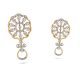 Enchanting Floral Diamond Earring