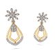 Diamond Flower Design Earring