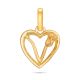 Letter V Gold Kids Pendant