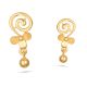 Gold Flower Stud Earrings