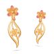 Gold Flower Earring