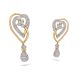Heart Design Diamond Earring