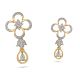 Floral Diamond Earring