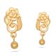 Impressive Flower Design Gold Earring