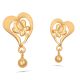 New Stylish Floral Gold Earring