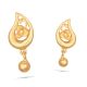 Gold Flower Earring