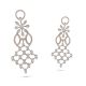 Impressive Flower Design Diamond Earring