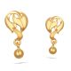 Elegant Gold Leaf Earring