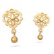 Elegant Floral Gold Earring