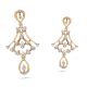 Diamond Flower Design Earring