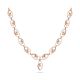 Enchanting Leaf Design Diamond Necklace