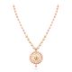 Elegant Ruby Stone Gold Malai