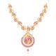 Stunning Ruby Stone Gold Necklace
