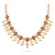 Enticing Ruby Emerald Gold Necklace