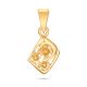 Elegant Floral Gold Pendant