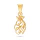 Elegant Flower Gold Pendant