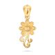Elegant Floral Gold Pendant