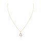 Elegant Diamond Heart Pendant With Chain