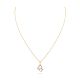 Elegant Diamond Heart Pendant With Chain