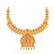 Stunning Peacock Design Gold Necklace