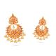 Stunning Floral Gold Earring