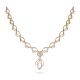 Enticing Floral Diamond Necklace