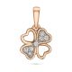 Exquisite Floral Diamond Pendant