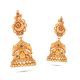 Peacock Design Gold Jhumka Earring