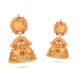 Gold Peacocok Jhumka Earring