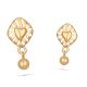 Heart Design Gold Earring