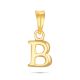 Letter B Gold Pendant