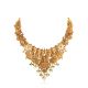 Ethnic Goddess Lakshmi With Pearl Gold Necklace