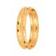 Gold Enamel Bangle