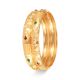 Gold Enamel Bangle