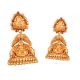 Bridal Wear Gold Jhumka Earring