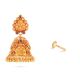 Bridal Wear Gold Jhumka Earring