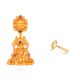 Bridal Wear Gold Jhumka Earring