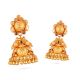 Bridal Wear Gold Jhumka Earring