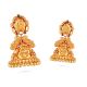 Bridal Wear Gold Jhumka Earring