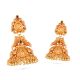 Bridal Wear Gold Jhumka Earring