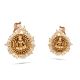 Traditional Enchanting Gold Earrings